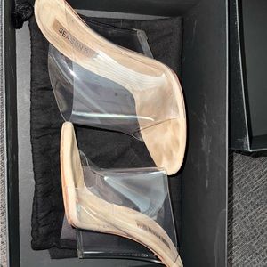 Yeezy Season 5 PVC Mule in Clear